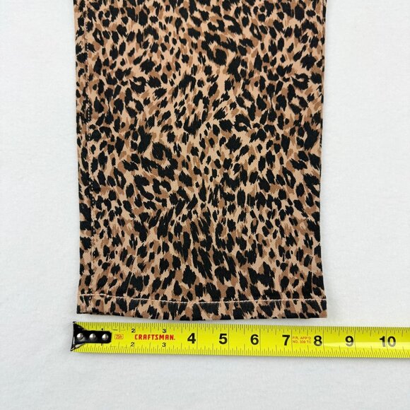 Terra & Sky Women Straight Stretch Brown Black Leopard Denim Jeans Plus 22WP NWT - Picture 10 of 10